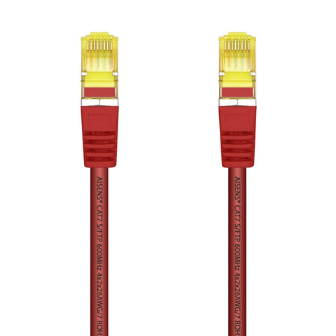 Cable de Red RJ45 SFTP Aisens A146-0469 Cat.7/ 50cm/ Rojo