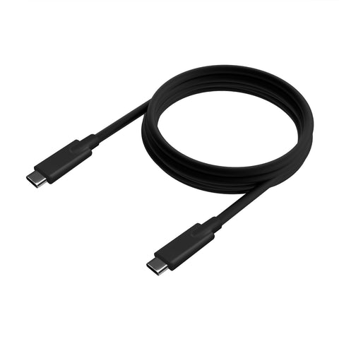 Cable USB 3.2 Tipo-C Aisens A107-0705 10GBPS 5A 100W/ USB Tipo-C Macho - USB Tipo-C Macho/ Hasta 100W/ 2500Mbps/ 3m/ Negro