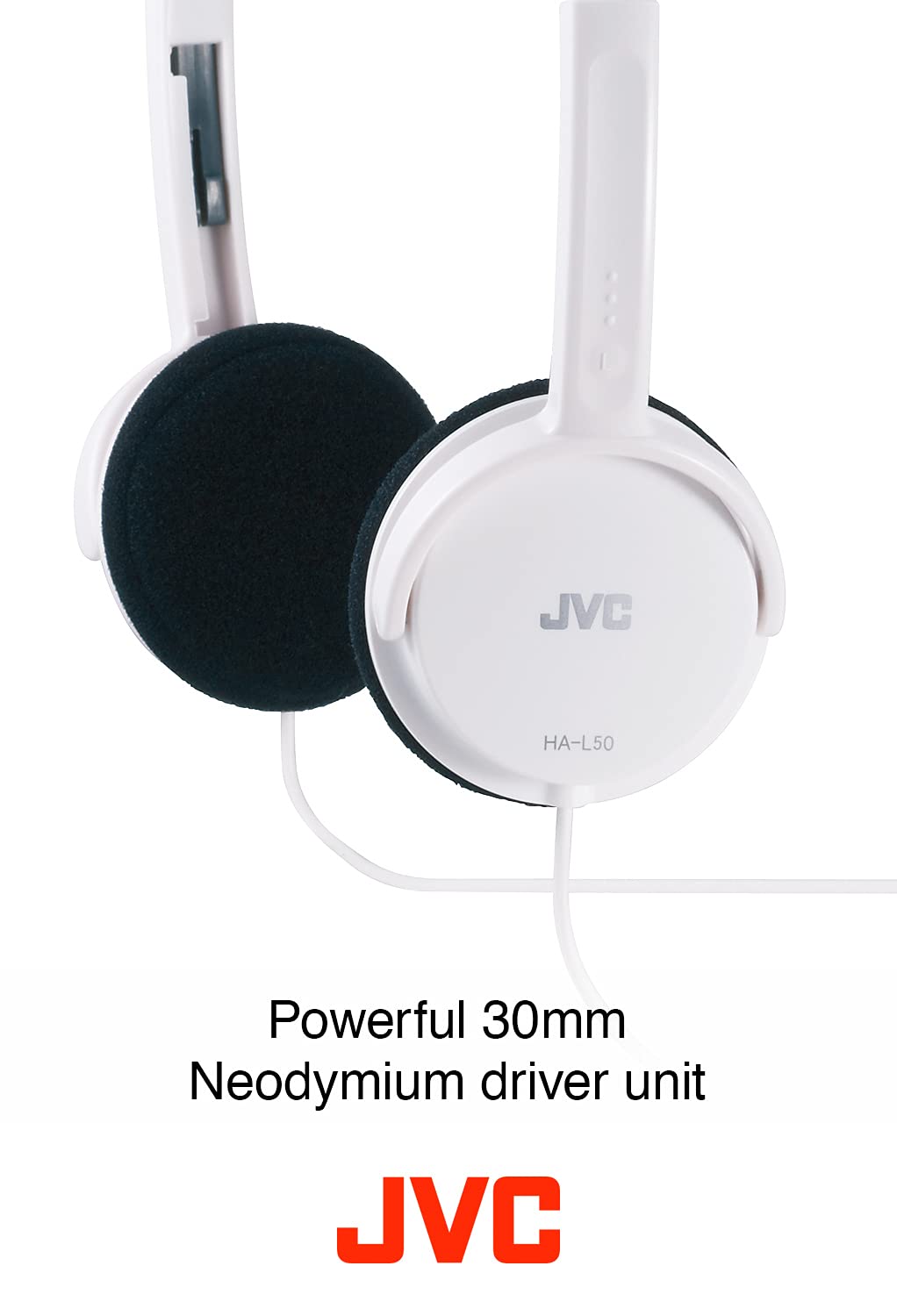 Auriculares JVC HA-L50/ Jack 3.5/ Blancos