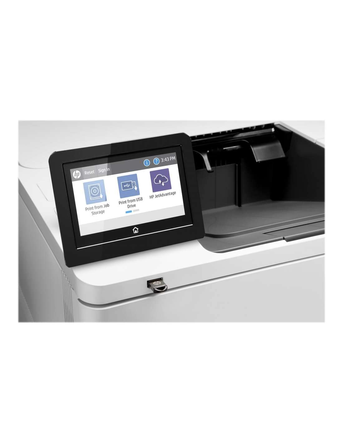 Impresora Láser Monocromo HP Laserjet Enterprise M612DN Dúplex/ Blanca