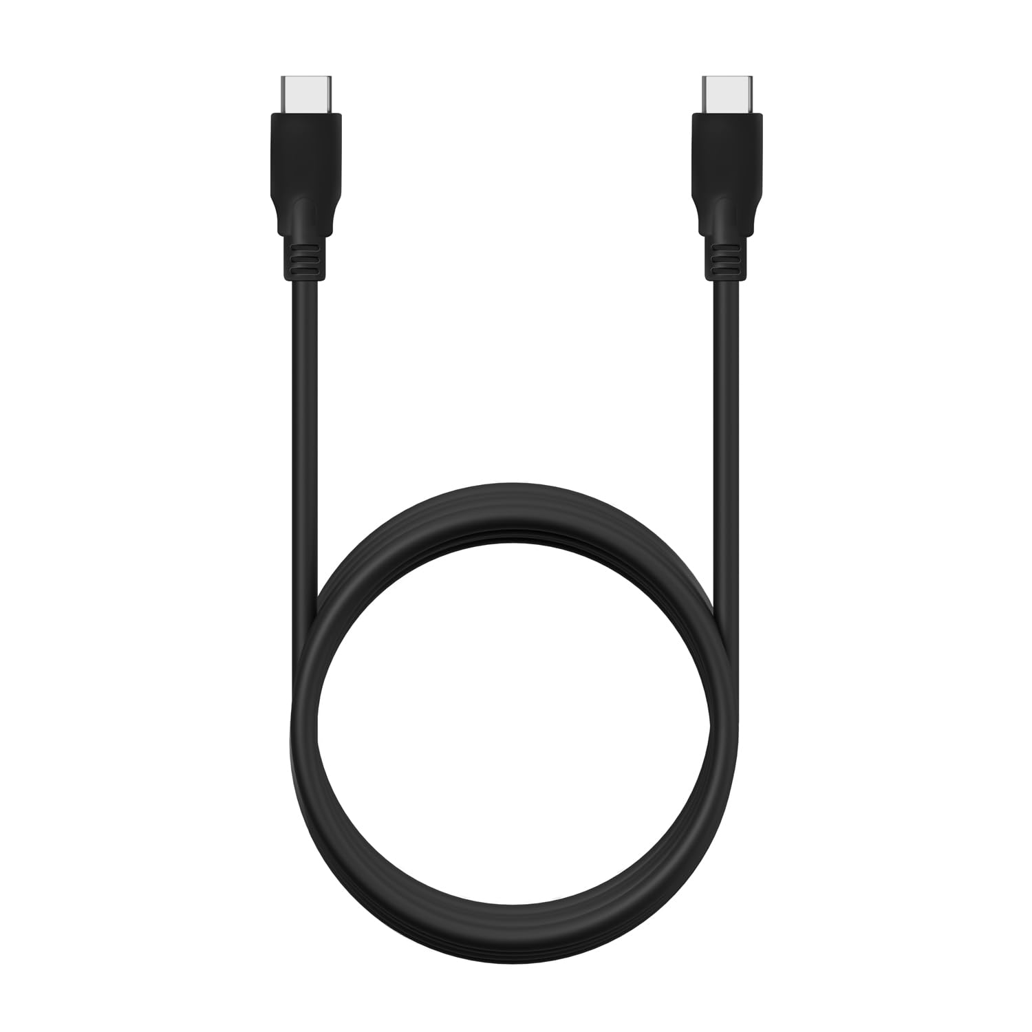 Cable USB 3.2 Tipo-C Aisens A107-0703 20GBPS 5A 100W/ USB Tipo-C Macho - USB Tipo-C Macho/ Hasta 100W/ 2500Mbps/ 1.5m/ Negro