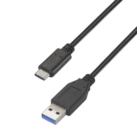 Cable USB 3.1 Tipo-C Aisens A107-0449/ USB Tipo-C Macho - USB Macho/ 50cm/ Negro