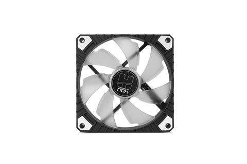 Ventilador Nox H-Fan Pro White/ 12cm/ Blanco