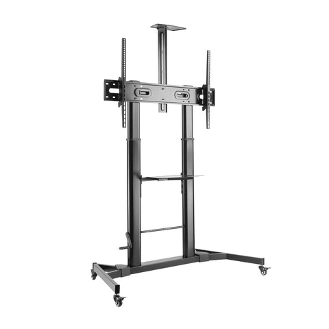 Soporte de Suelo Inclinable con Ruedas y Manivela Aisens FT100TE-171 para TV 60-100'/ hasta 100kg