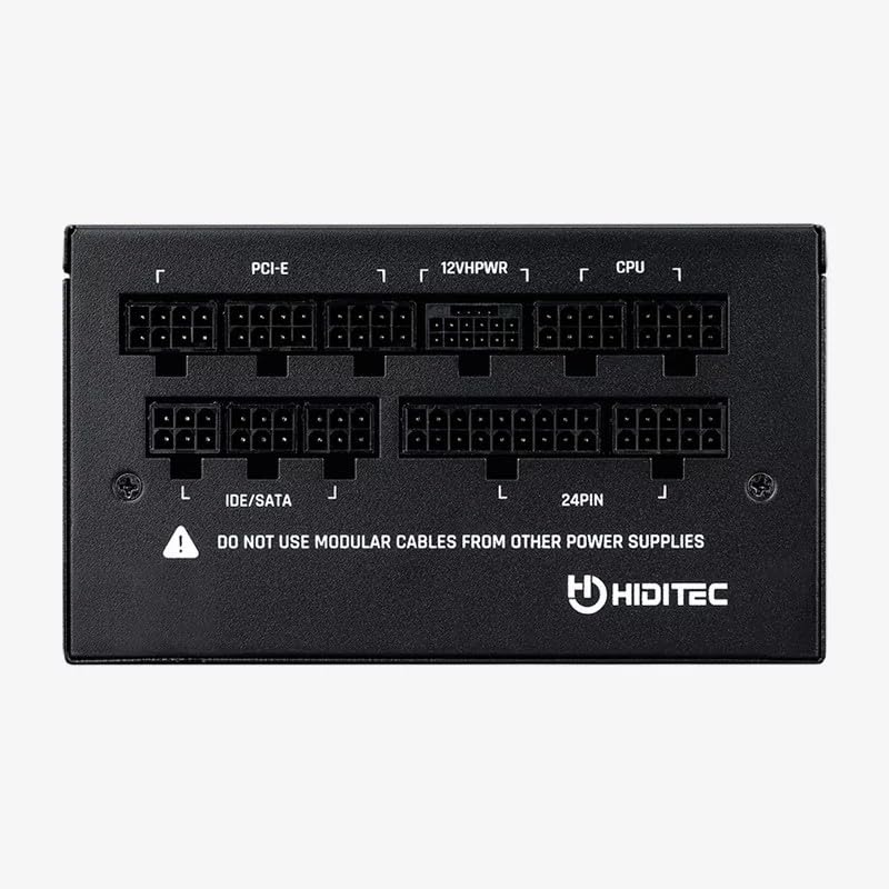 Fuente de Alimentación Hiditec GDX850 V2/ 850W/ Ventilador 14cm/ ATX 3.0/ PCIe 5.0/ 80 Plus Gold