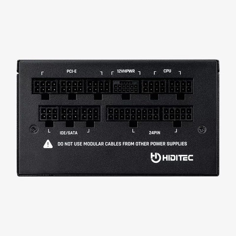 Fuente de Alimentación Hiditec GDX750 V2/ 750W/ Ventilador 14cm/ ATX 3.0/ PCIe 5.0/ 80 Plus Gold