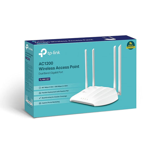 Punto de Acceso Inalámbrico TP-Link TL-WA1201 PoE 1200Mbps/ 2.4GHz 5GHz/ WiFi 802.11b/g/n - 802.11ac/n/a