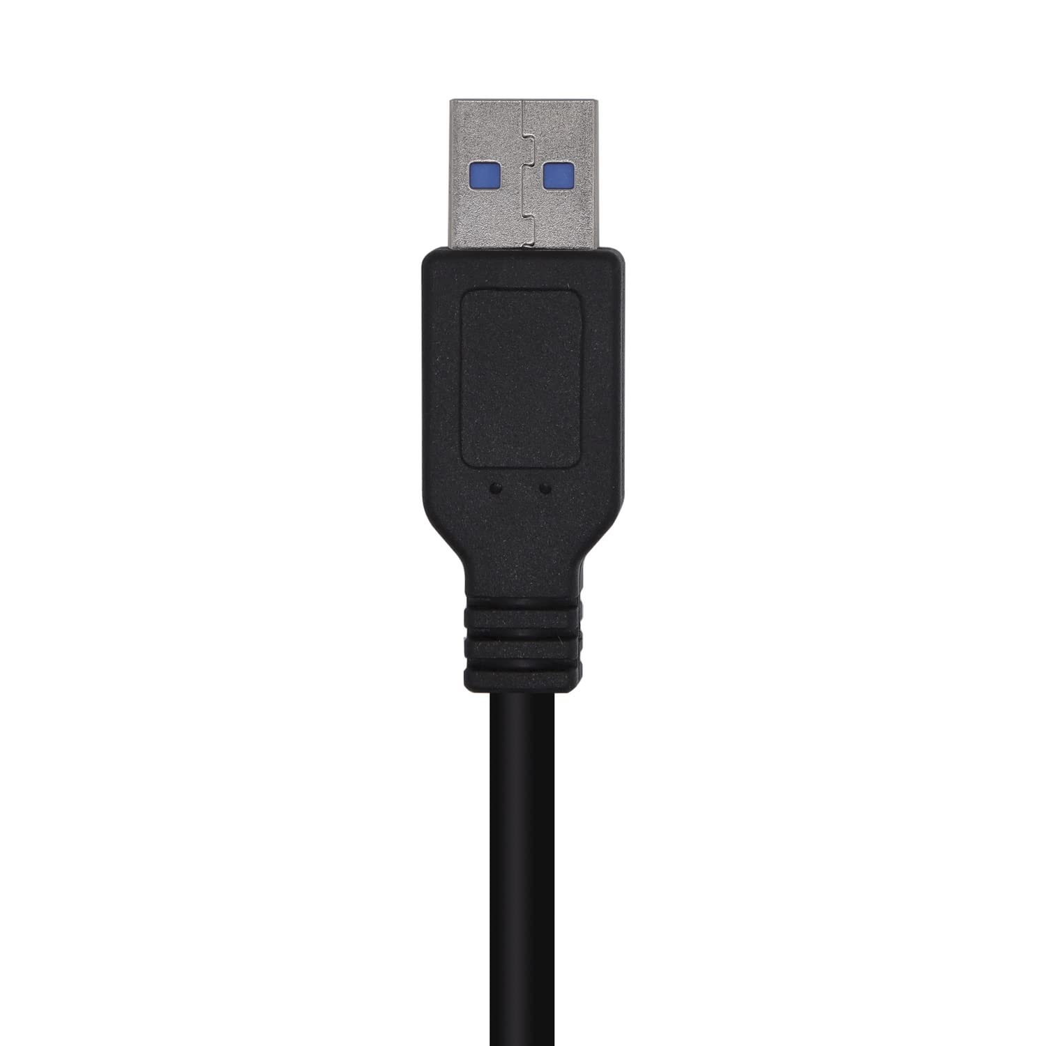 Cable USB 3.0 Aisens A105-0446/ USB Macho - USB Macho/ 1m/ Negro