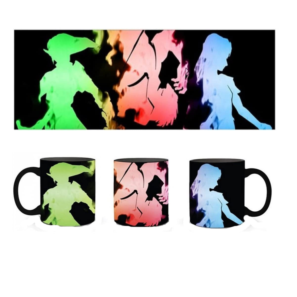 Taza The legend of Zelda Siluetas 600ml