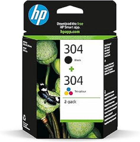 Cartucho de Tinta Original HP nº304 Multipack/ Negro/ Tricolor