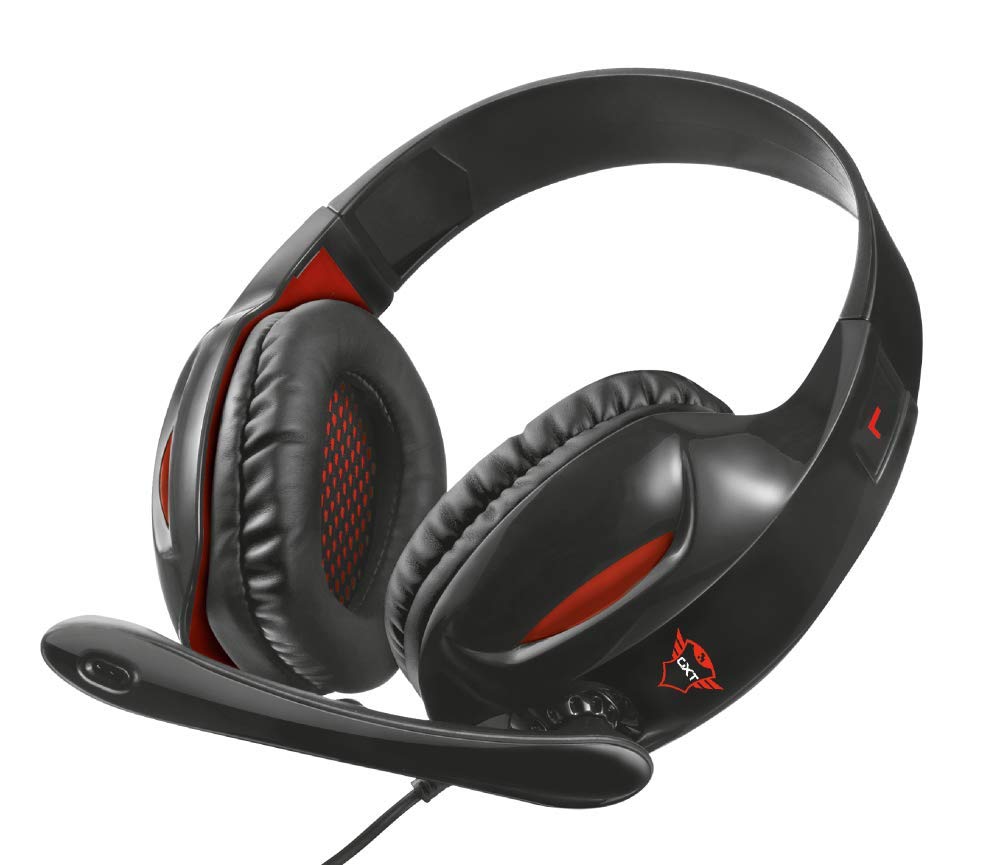 Trust Gaming XL Endurance GXT 330 - Auriculares Gaming con Almohadillas Suaves y Grandes y Potentes Bajos, Diseñados para PC y Consolas