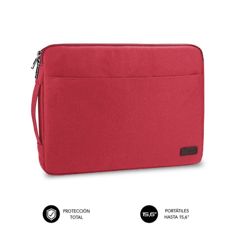 Funda Subblim Urban Laptop Sleeve para Portátiles hasta 15.6'/ Roja