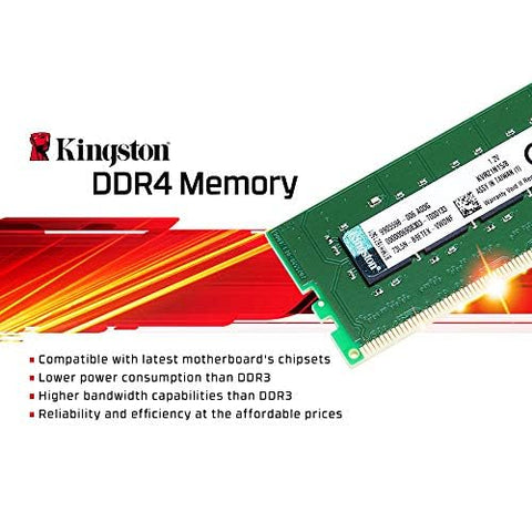 Memoria RAM Kingston ValueRAM 16GB/ DDR4/ 2666MHz/ 1.2V/ CL19/ DIMM V2