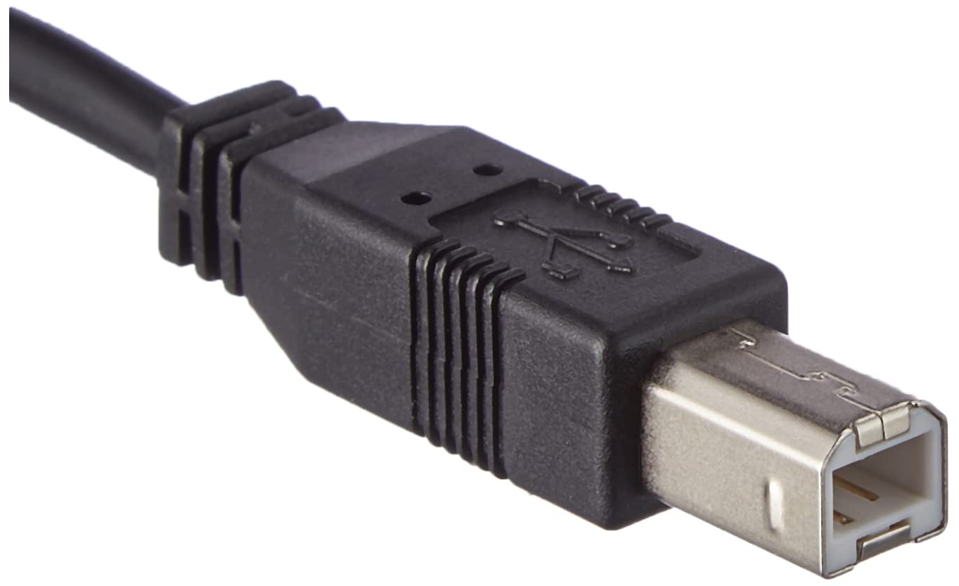 Cable USB 2.0 Impresora Aisens A101-0006/ USB Tipo-B Macho - USB Macho/ Hasta 2.5W/ 60Mbps/ 1.8m/ Negro