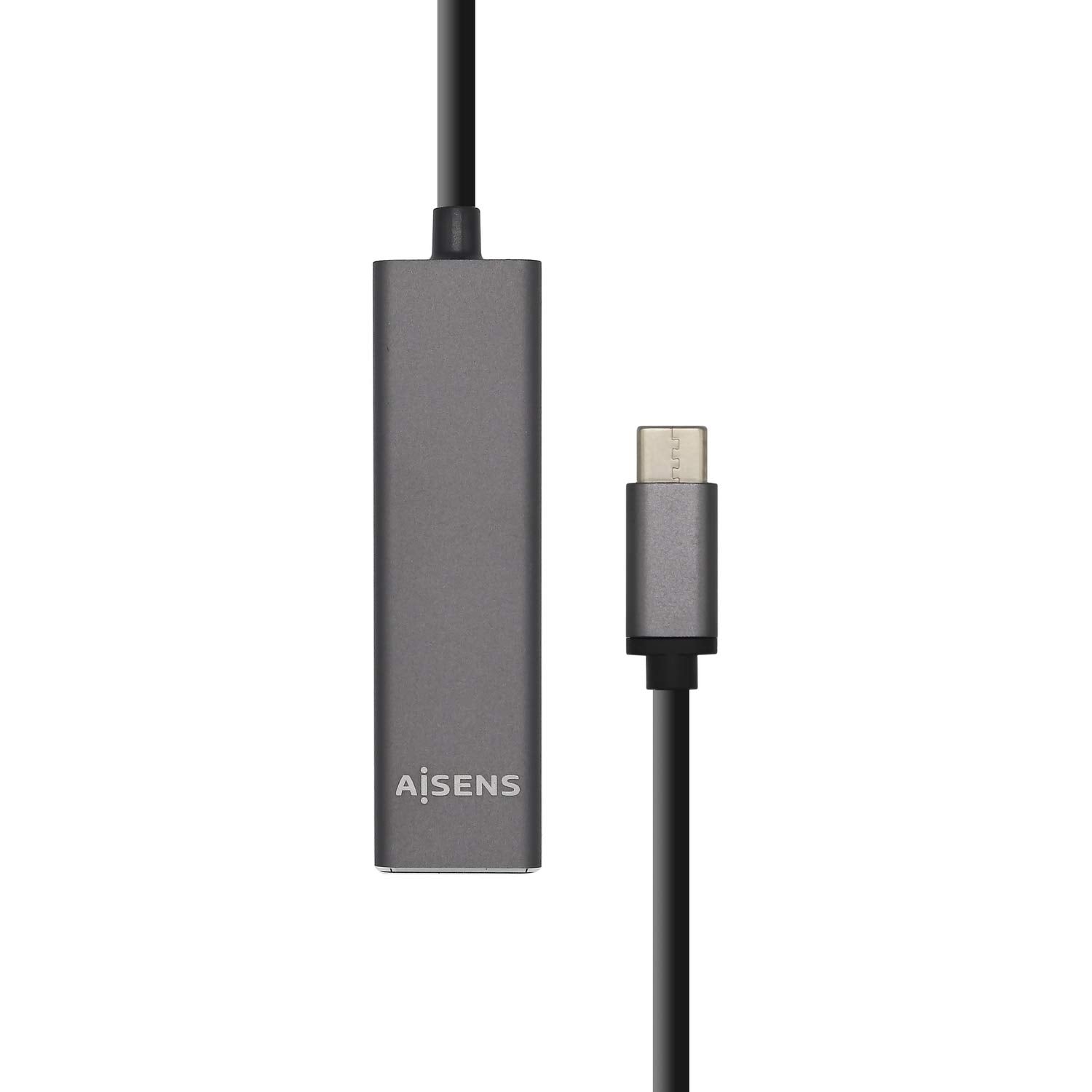 Hub USB Tipo-C Aisens A109-0403/ 4xUSB