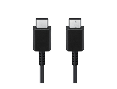 Cable USB 2.0 Tipo-C Samsung EP-DA705BBEGWW/ USB Tipo-C Macho - USB Tipo-C Macho/ 1m/ Negro