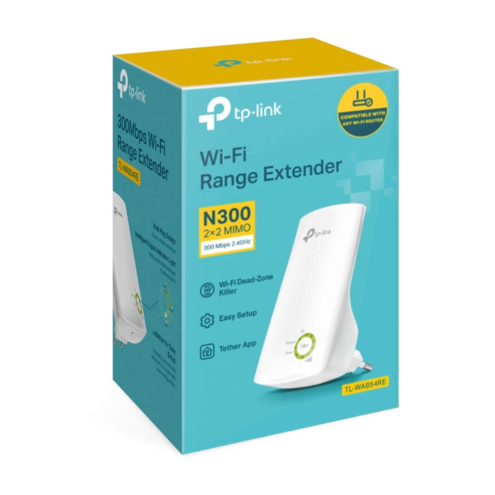 Repetidor Inalámbrico TP-Link TL-WA854RE 300Mbps/ 2 Antenas Internas