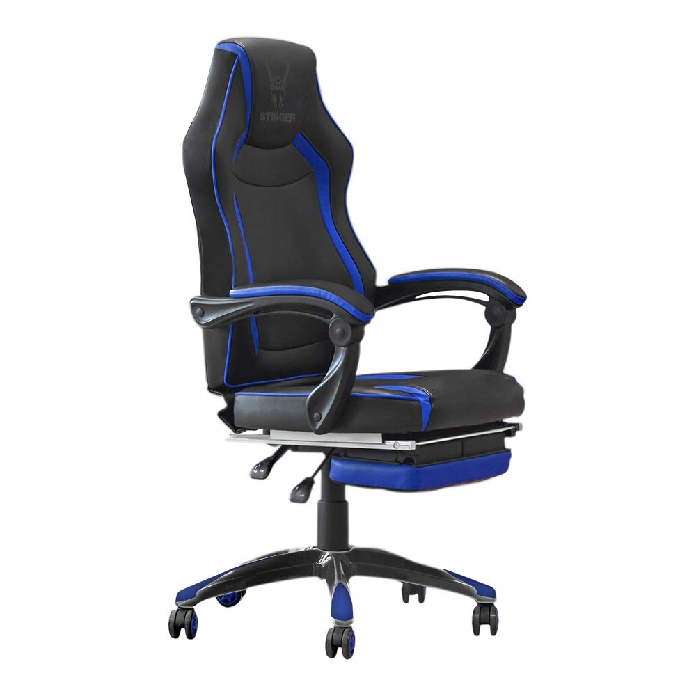 Silla Gaming Woxter Stinger Station RX/ Azul y Negra