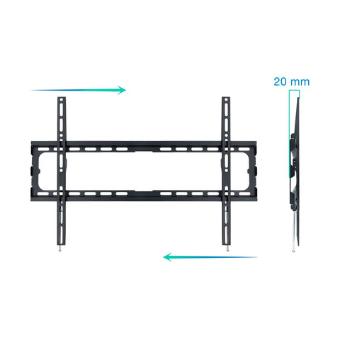 Soporte de Pared Fijo TooQ LP1080F-B para TV de 37-80'/ hasta 45kg