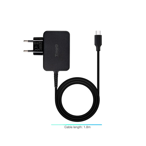 Cargador de Portátil TooQ TQLC-USBCGAN65PD USB Tipo-C/ 65W/ Automático/ Voltaje 5-20V