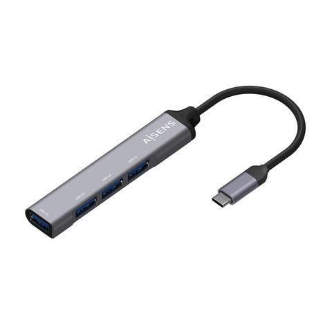 Hub USB Tipo-C Aisens A109-0541/ 4xUSB