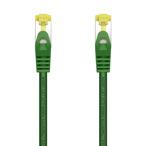 Cable de Red RJ45 SFTP Aisens A146-0481 Cat.7/ 50cm/ Verde