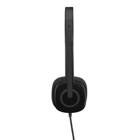 Auriculares Logitech H151/ con Micrófono/ Jack 3.5/ Negros