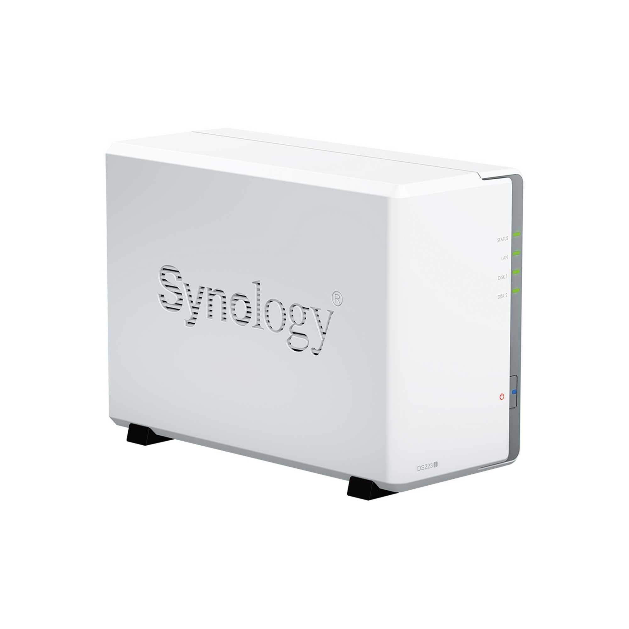 NAS Synology Diskstation DS223J/ 2 Bahías 3.5'- 2.5'/ 1GB DDR4/ Formato Torre