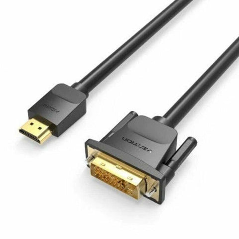 Cable Conversor Vention ABFBG/ DVI-D Macho - HDMI Macho/ 1.5m/ Negro