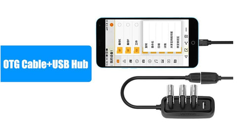 Hub USB Vention VAS-J43-B100/ 4xUSB/ 1m