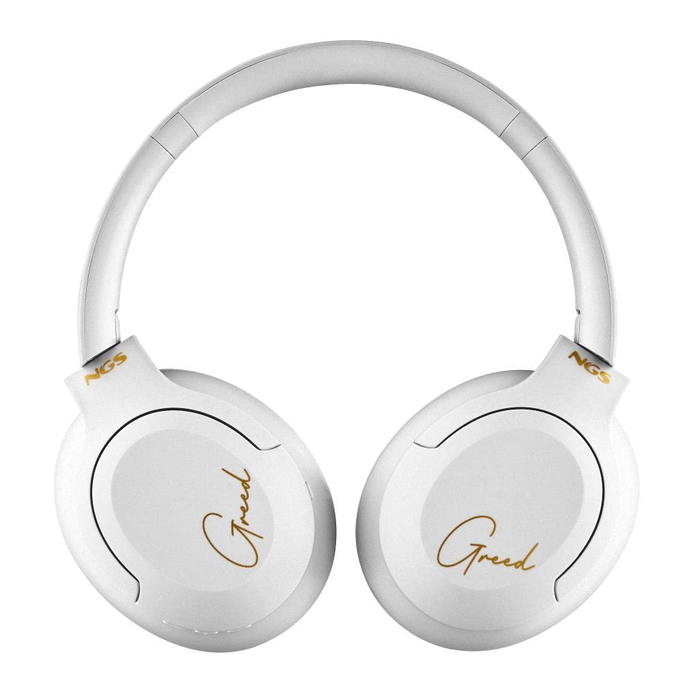 Auriculares Inalámbricos NGS Artica Greed/ con Micrófono/ Bluetooth/ Blanco