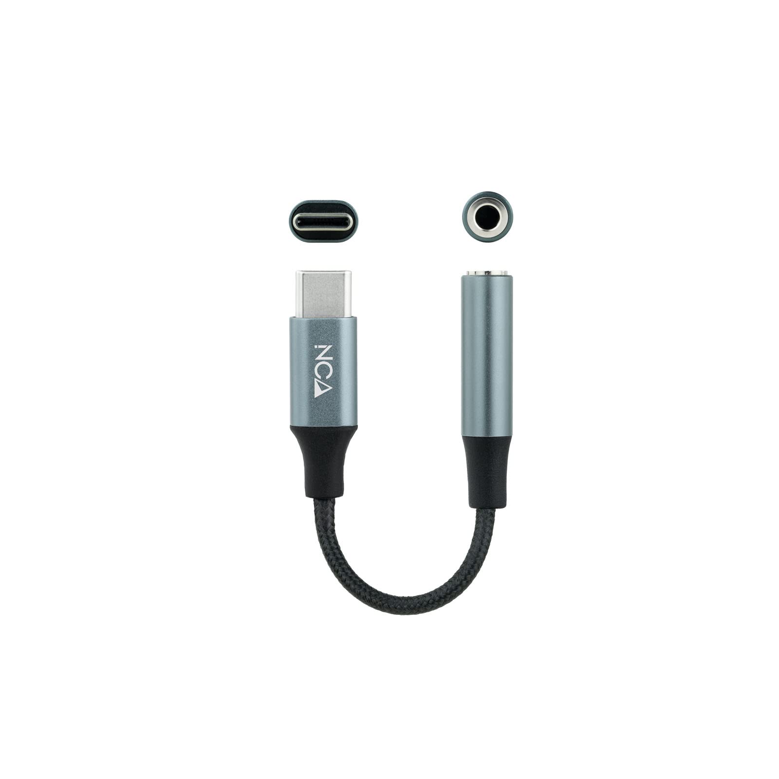 Conversor USB Tipo-C Nanocable 10.24.1204/ USB Tipo-C Macho - Jack 3.5 Hembra