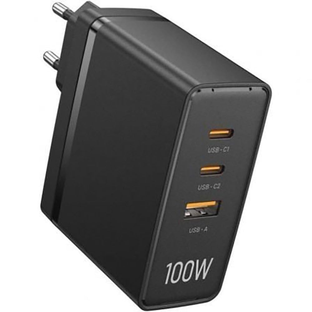 Cargador de Pared Vention FEGB0-EU/ 2xUSB Tipo-C/ 1xUSB/ 100W