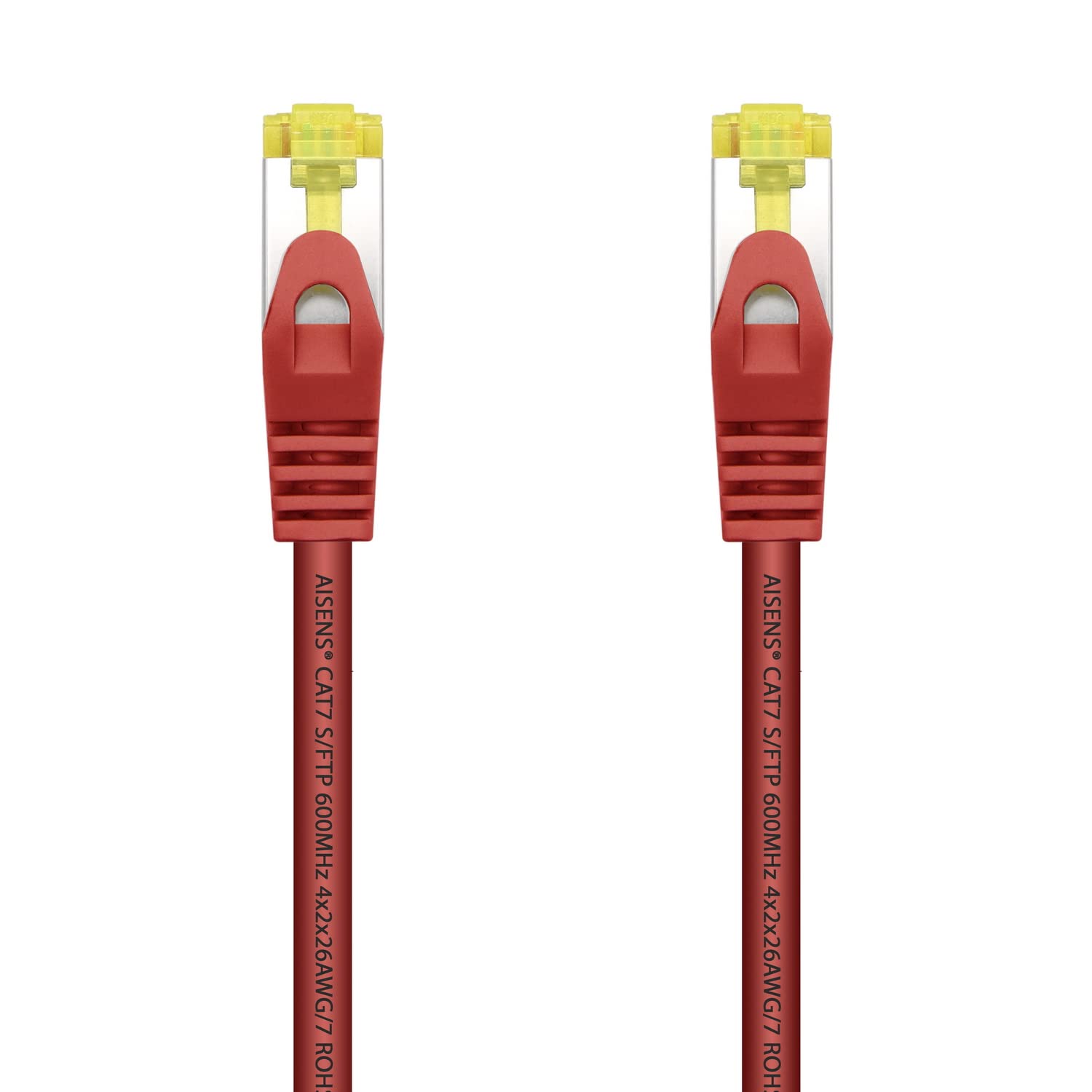 Cable de Red RJ45 SFTP Aisens A146-0469 Cat.7/ 50cm/ Rojo