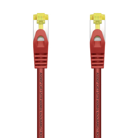 Cable de Red RJ45 SFTP Aisens A146-0469 Cat.7/ 50cm/ Rojo