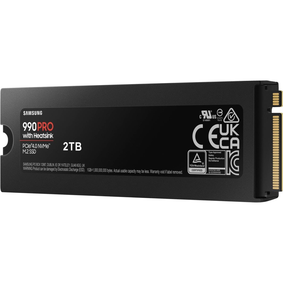 Disco SSD Samsung 990 PRO 2TB/ M.2 2280 PCIe 4.0/ con Disipador de Calor/ Compatible con PS5 y PC/ Full Capacity