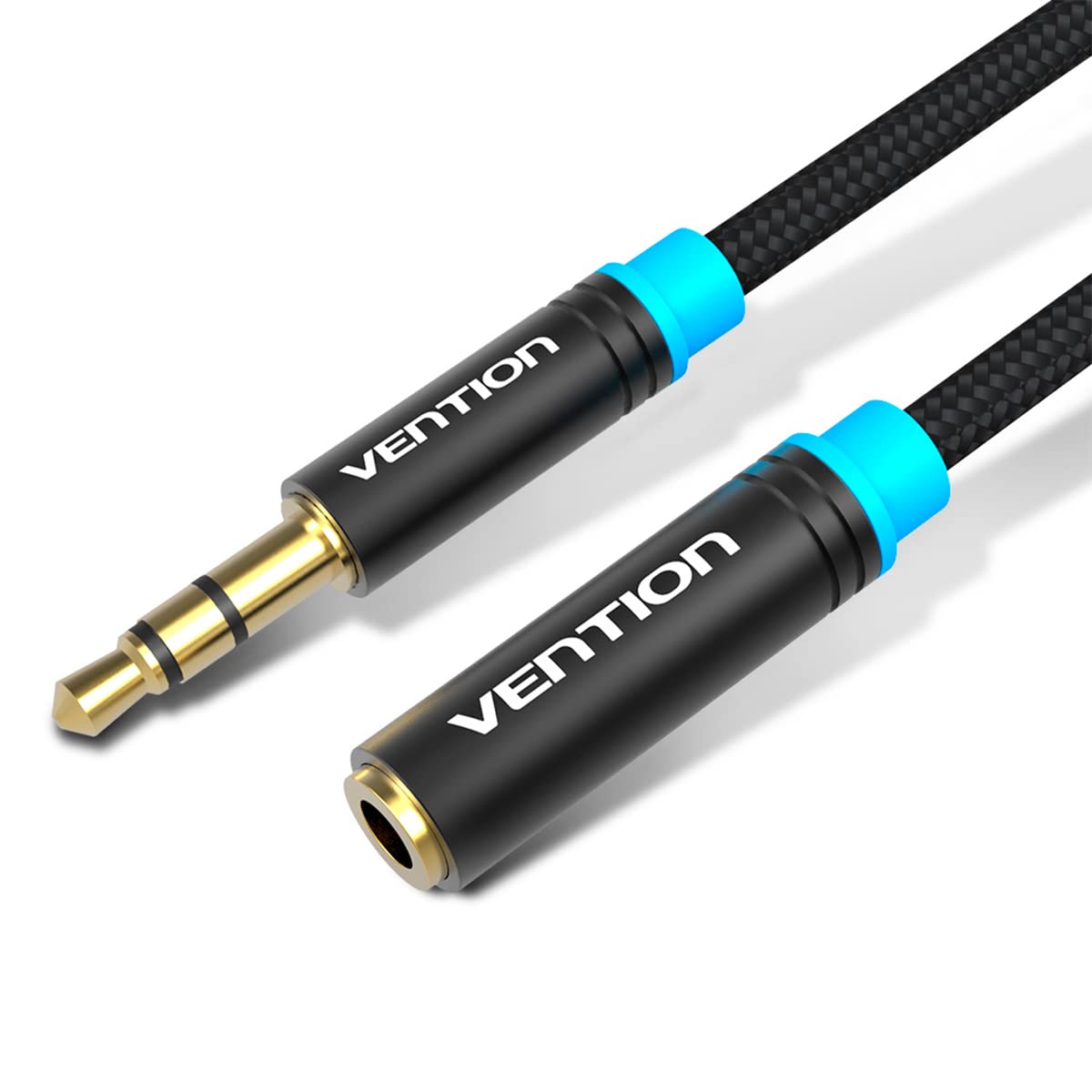 Cable Estéreo Vention VAB-B06-B300-M/ Jack 3.5 Macho - Jack 3.5 Hembra/ 3m/ Negro