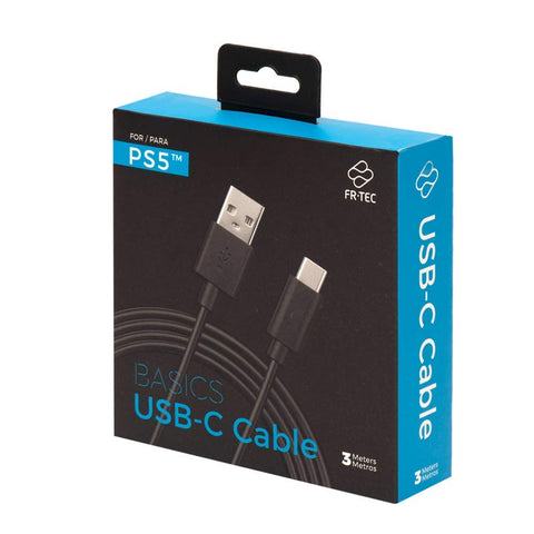 FRTEC - Cable USB-C para Playstation 5, 3 metros (PlayStation 5)