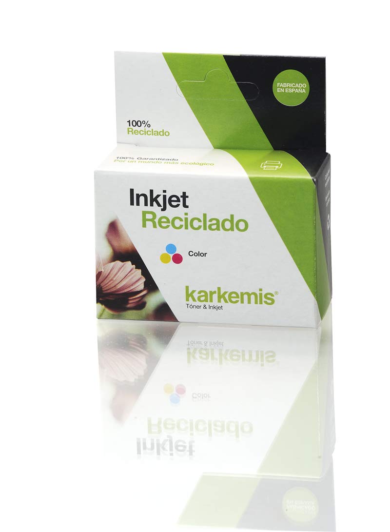 Cartucho de Tinta Reciclado Karkemis HP nº302 XL Alta Capacidad/ Tricolor