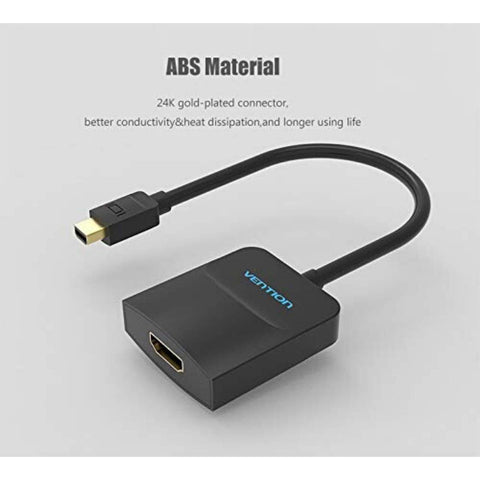 Conversor Vention HBCBB/ Mini DisplayPort Macho - HDMI Hembra