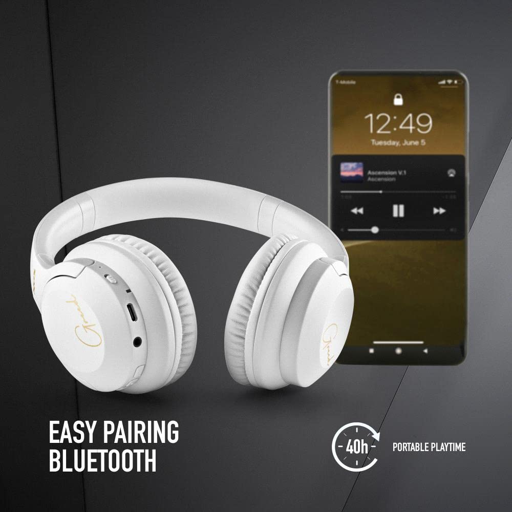 Auriculares Inalámbricos NGS Artica Greed/ con Micrófono/ Bluetooth/ Blanco