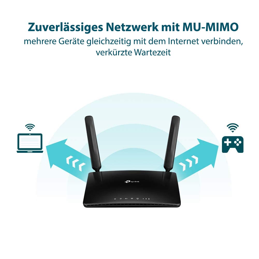 Router Inalámbrico 4G TP-Link Archer MR600 1200Mbps 2.4GHz 5GHz/ 2 Antenas/ WiFi 802.11a/n/ac - b/g/n