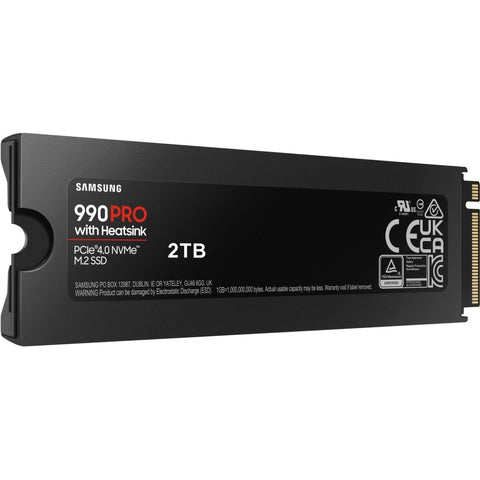 Disco SSD Samsung 990 PRO 2TB/ M.2 2280 PCIe 4.0/ con Disipador de Calor/ Compatible con PS5 y PC/ Full Capacity