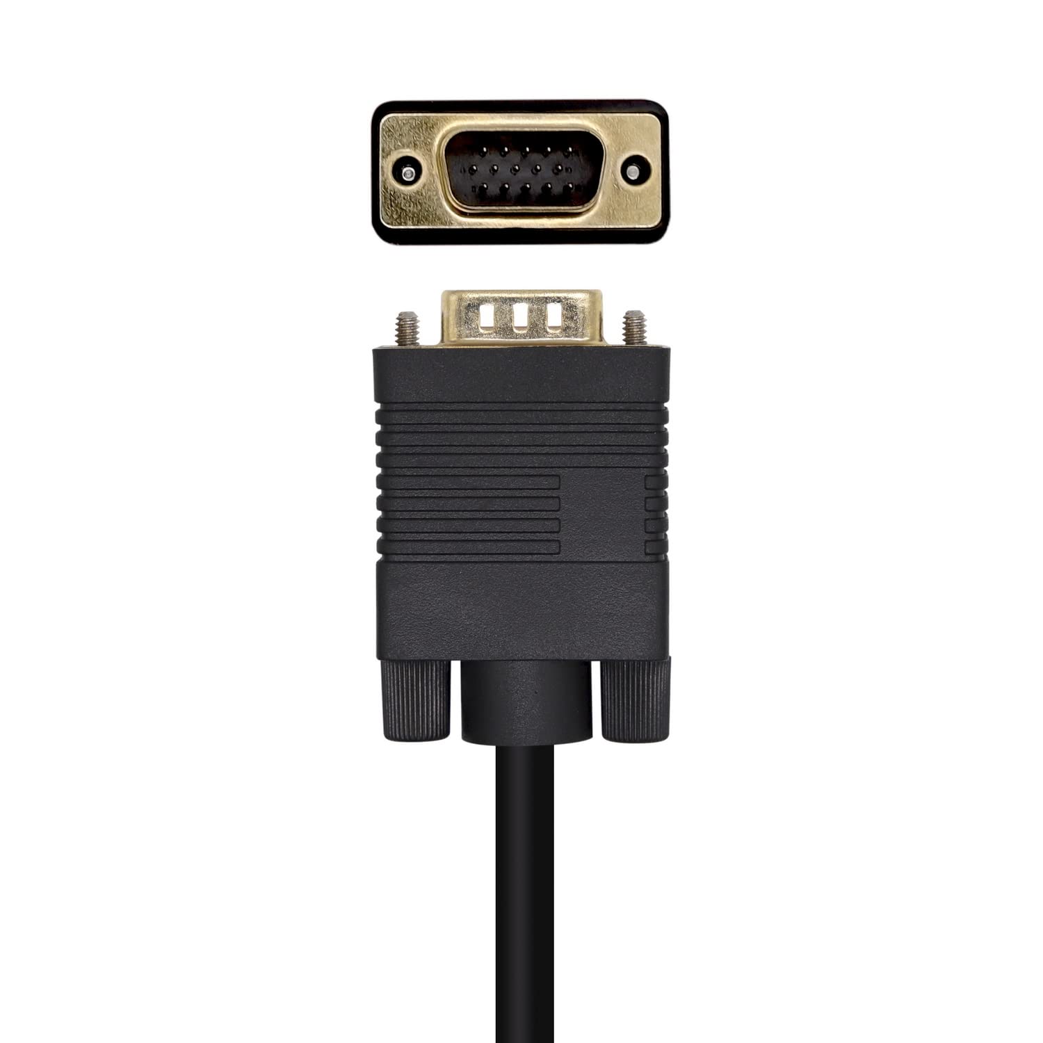 Cable Conversor Aisens A125-0462/ DisplayPort Macho - VGA Macho/ Hasta 5W/ 2300Mbps/ 3m/ Negro