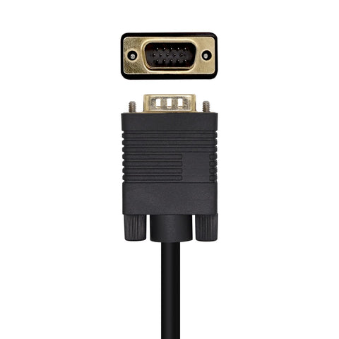 Cable Conversor Aisens A125-0462/ DisplayPort Macho - VGA Macho/ Hasta 5W/ 2300Mbps/ 3m/ Negro