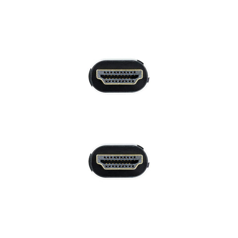 Cable HDMI 2.1 8K Nanocable 10.15.8001/ HDMI Macho - HDMI Macho/ 1m/ Negro