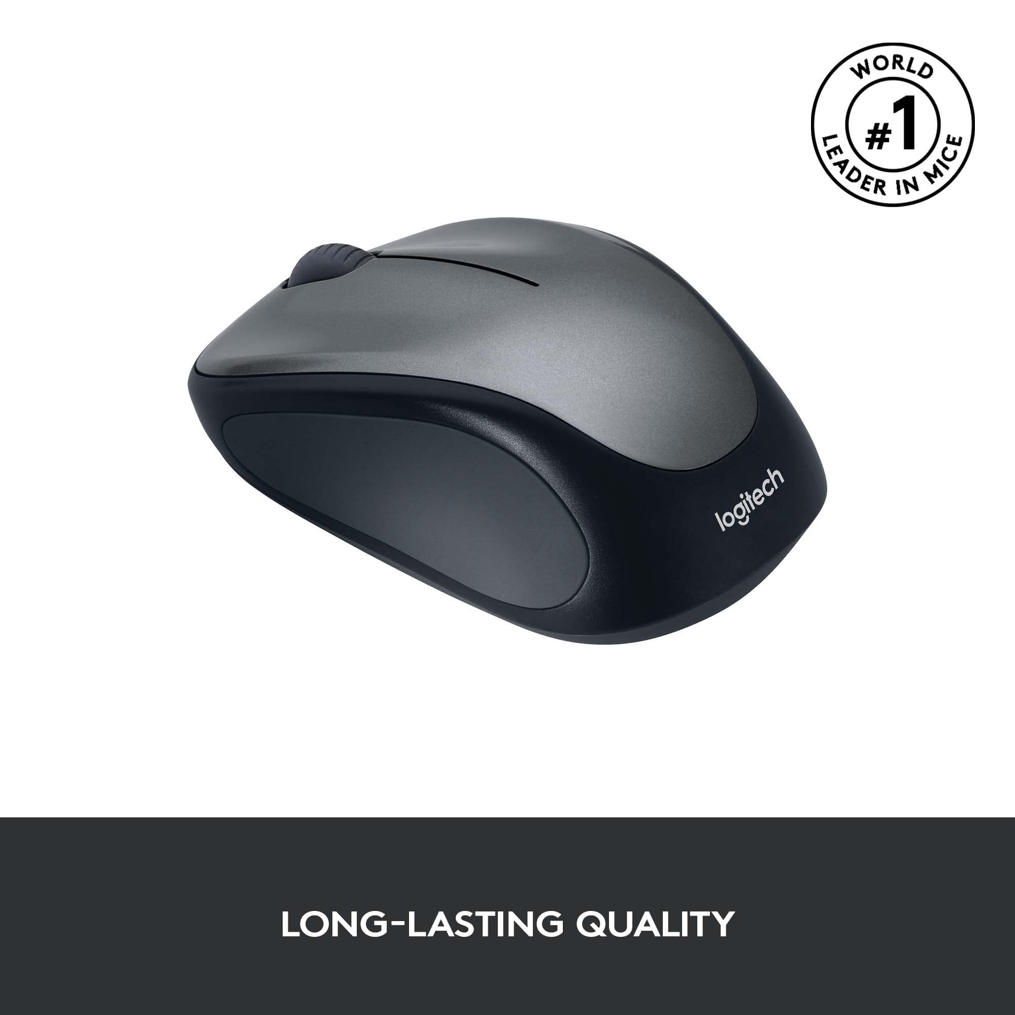 Ratón Inalámbrico Logitech M235/ Hasta 1000 DPI/ Gris