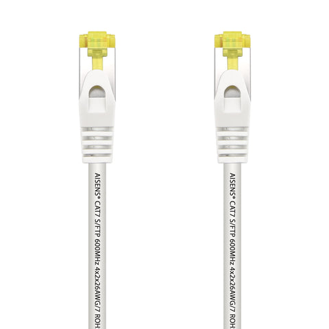 Cable de Red RJ45 SFTP Aisens A146-0489 Cat.7/ 50cm/ Blanco