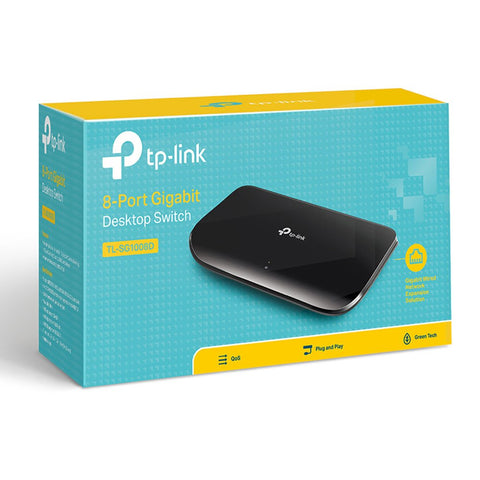 Switch TP-Link 8P GIGA 8 Puertos/ RJ-45 10/100/1000