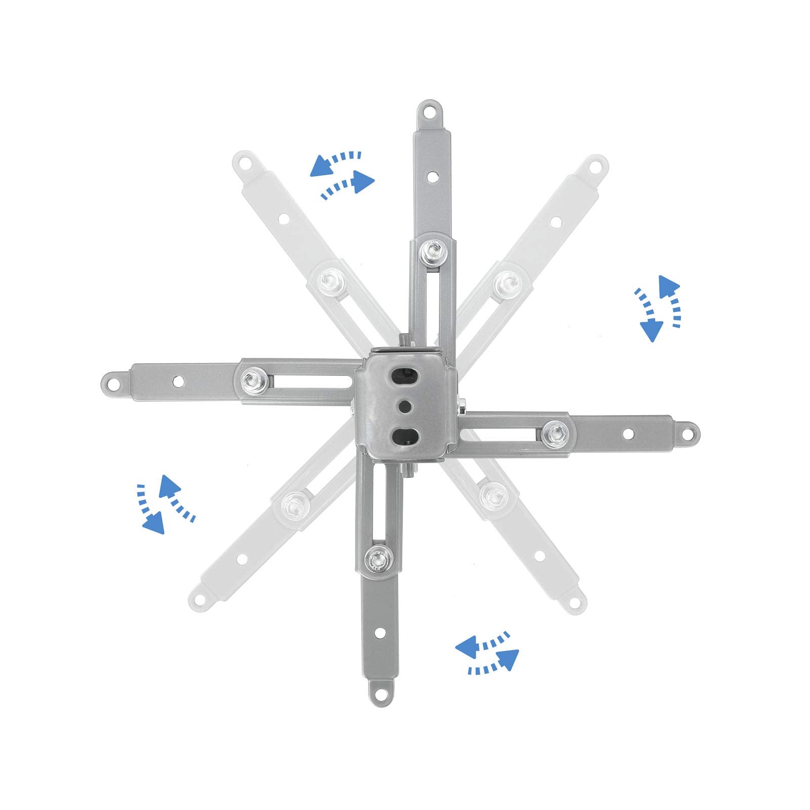 Soporte de Techo para Proyector TooQ PJ2012T-S/ Inclinable-Nivelable/ hasta 20kg